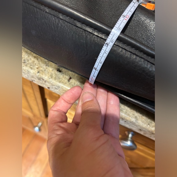 Coach Briefcase Bag Unisex Vintage Coach Black Leather - RARE & VALUABLE! - Picture 14 of 15